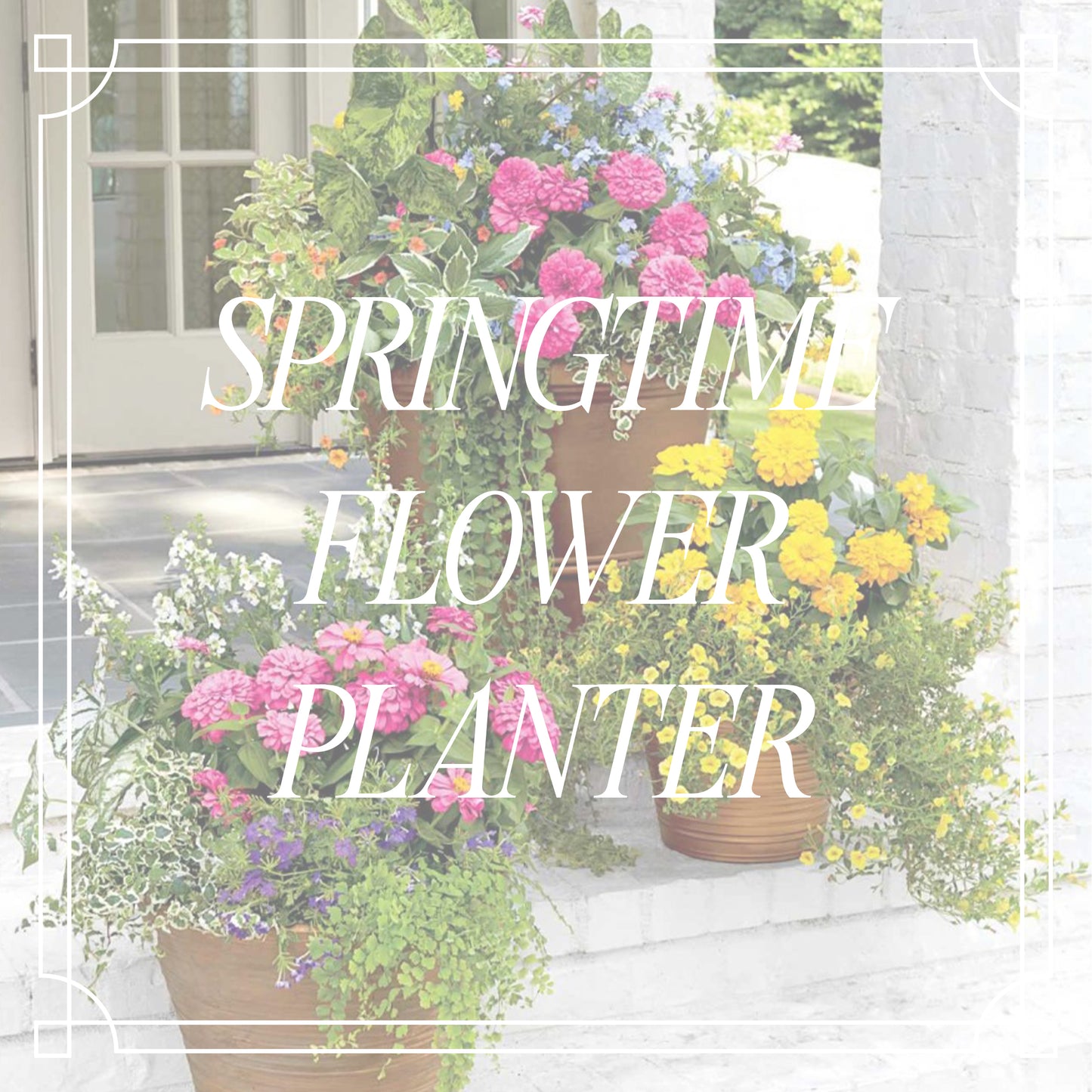Springtime Flower Planter